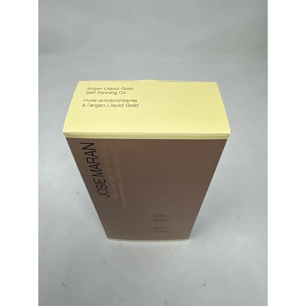 Josie Maran Argan Liquid Gold Self-Tanning Oil Pina Colada 4.3oz with Mitt NEW - Picture 4 of 5